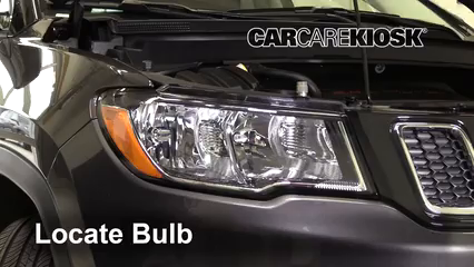 2019 Jeep Compass Limited 2.4L 4 Cyl. Lights Highbeam (replace bulb)